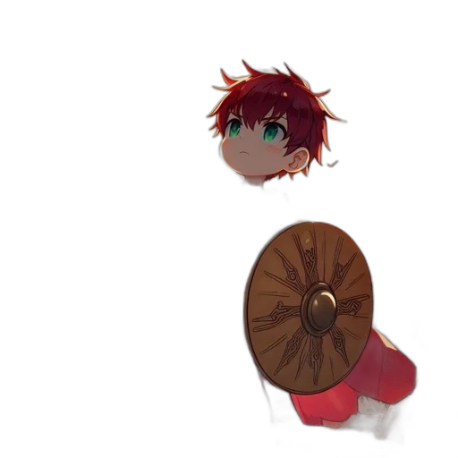 hat, weapon, hair, staff, concept art, anime, 3d render, pixel art transparent PNG cut-out