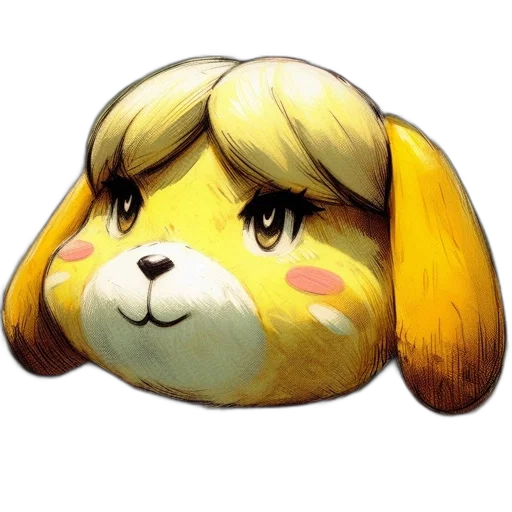 animal, hair, staff, face, watercolor, pixel art, 3d render, concept art transparent PNG cut-out
