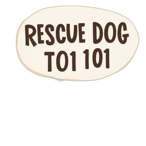 flyer, brown, background, featuring, cartoon, dog, speech, bubble transparent PNG cut-out
