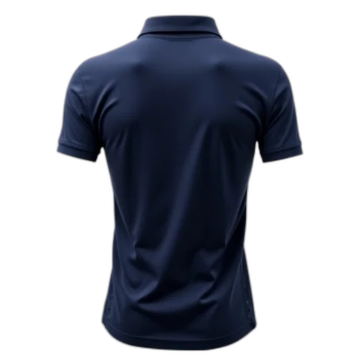jacket, 3d render, navy, blue, polo, shirt, collar, buttoned transparent PNG cut-out