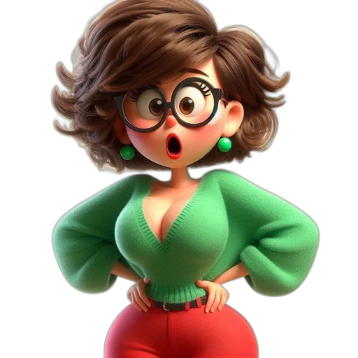 dress, staff, cartoon, 3d render, concept art, photorealistic, animated, woman transparent PNG cut-out