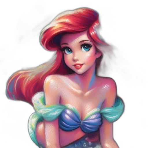 dress, fantasy art, watercolor, concept art, cartoon, underwater, pastel, colorful transparent PNG cut-out