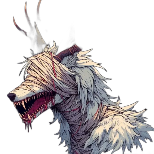creature, animal, dragon, mask, concept art, fantasy art, watercolor, pixel art transparent PNG cut-out