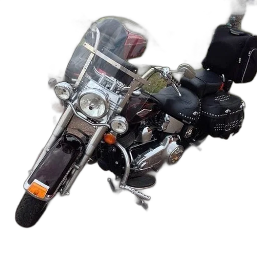 robot, weapon, jewelry, 3d render, concept art, photorealistic, black, motorcycle transparent PNG cut-out