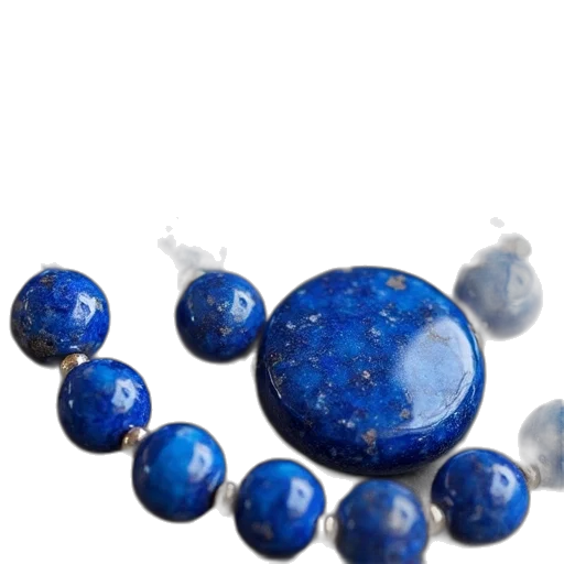 jewelry, crown, 3d render, photorealistic, outer space, blue, lapis, necklace transparent PNG cut-out