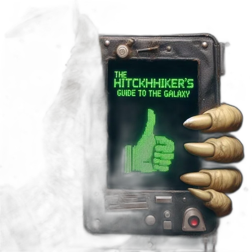 weapon, concept art, cyberpunk, extraterrestrial, hand, holds, vintage, electronic transparent PNG cut-out