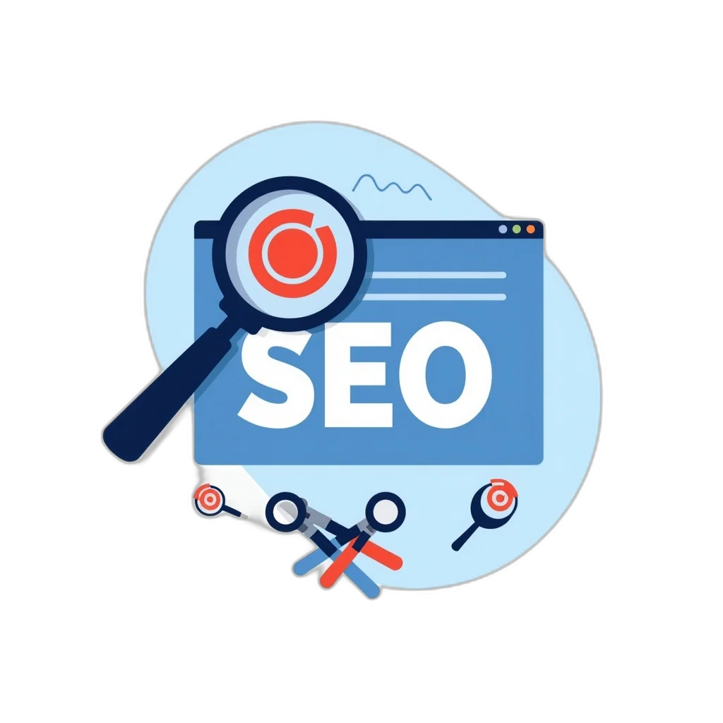 second, image, stylized, illustration, search, engine, optimization, seo transparent PNG cut-out