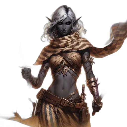 fantasy art, concept art, comic book art, photorealistic, dark, earth tones, monochrome, golden transparent PNG cut-out