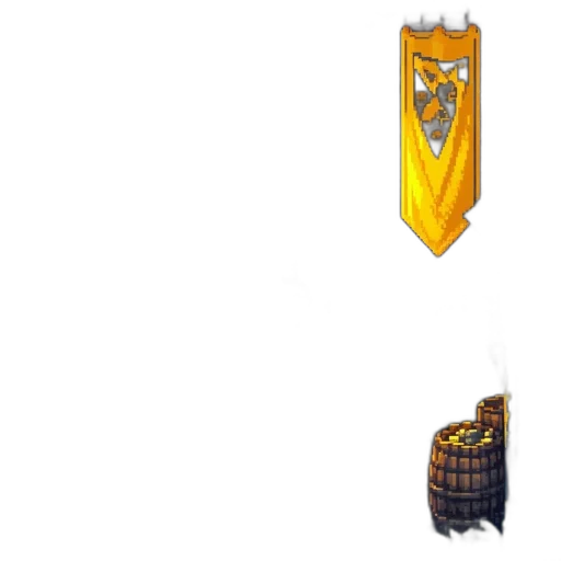 jewelry, crown, weapon, sword, pixel art, concept art, 3d render, fantasy art transparent PNG cut-out