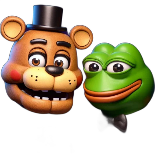 mask, 3d render, concept art, photorealistic, two, anthropomorphic, animals, suited transparent PNG cut-out