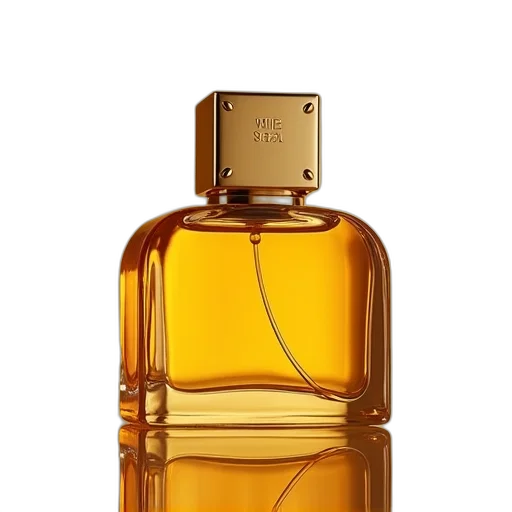 bottle, crown, 3d render, photorealistic transparent PNG cut-out