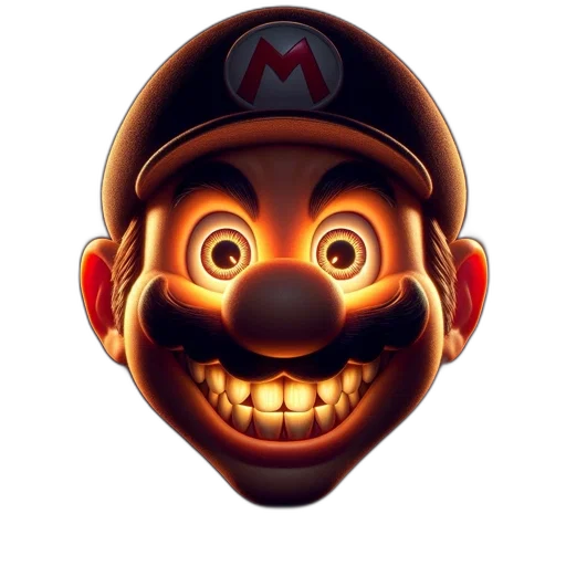 mask, face, hat, creature, 3d render, concept art, photorealistic, pixel art transparent PNG cut-out