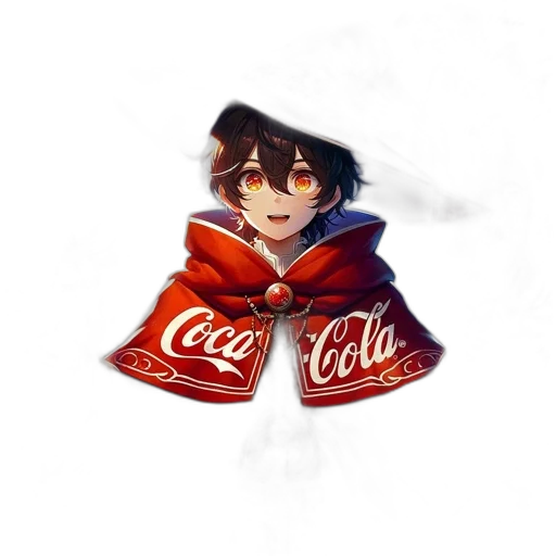 jacket, food, bottle, pixel art, anime, concept art, fantasy art, red transparent PNG cut-out