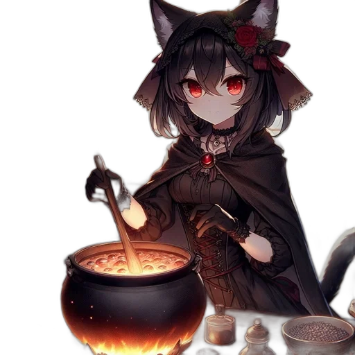 food, staff, weapon, mask, fantasy art, anime, concept art, pixel art transparent PNG cut-out