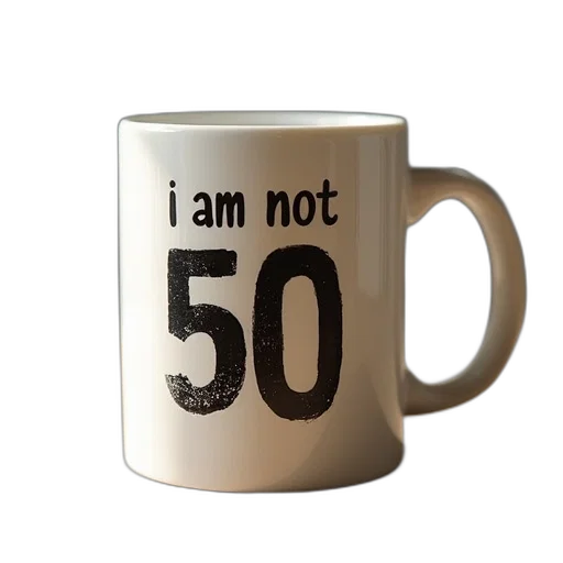 3d render, photorealistic, 50th, birthday transparent PNG cut-out