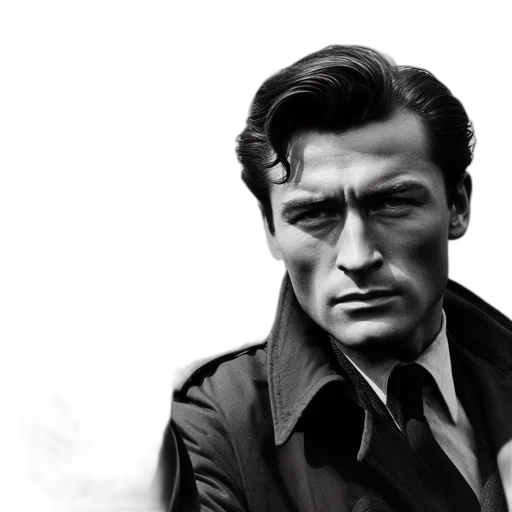 face, jacket, photorealistic, comic book art, concept art, pencil sketch, man, serious transparent PNG cut-out