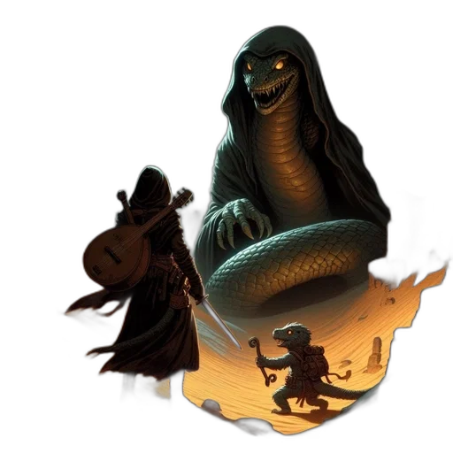 dragon, creature, concept art, fantasy art, fire, nocturnal, desert, scene transparent PNG cut-out