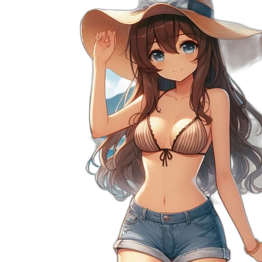 hat, dress, staff, weapon, anime, pixel art, photorealistic, concept art transparent PNG cut-out