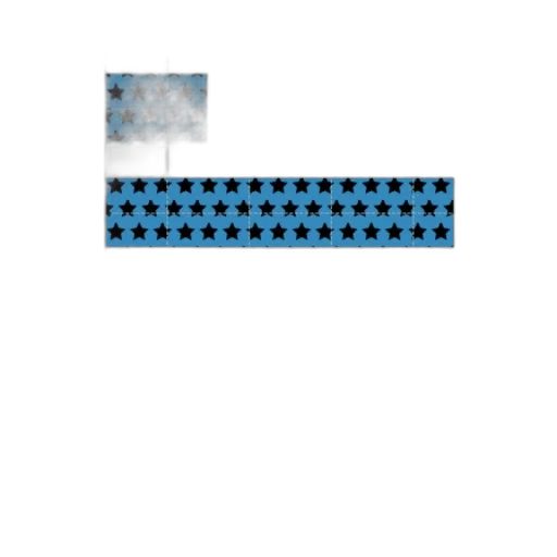 robot, umbrella, sword, hair, pixel art, 3d render, vaporwave, concept art transparent PNG cut-out