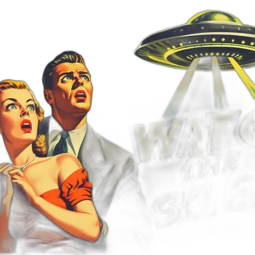 concept art, comic book art, 3d render, outer space, neon lights, illustrated, scene, mid-20th-century transparent PNG cut-out