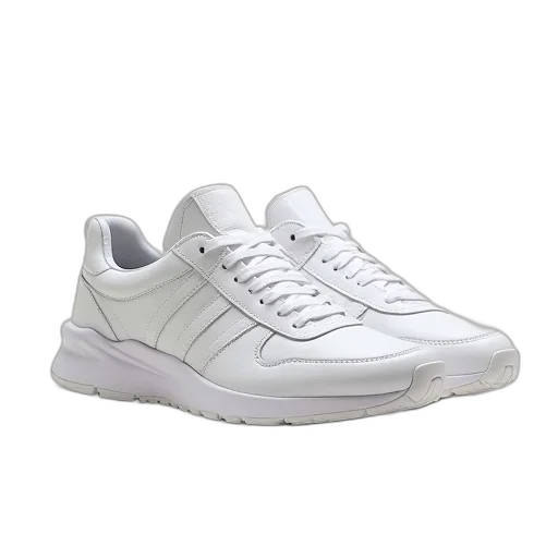 shoes, vaporwave, 3d render, pair, white, reebie, sneakers transparent PNG cut-out