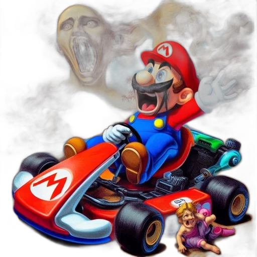 car, mask, face, animal, concept art, photorealistic, 3d render, fantasy art transparent PNG cut-out