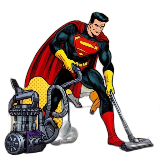 robot, staff, weapon, comic book art, cartoon, concept art, comic-style, illustration transparent PNG cut-out