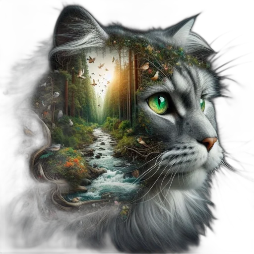 animal, creature, dragon, fantasy art, photorealistic, concept art, pixel art, forest transparent PNG cut-out
