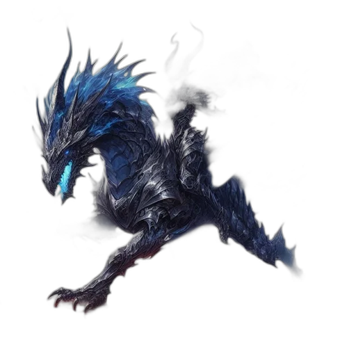 dragon, creature, animal, staff, concept art, fantasy art, pixel art, 3d render transparent PNG cut-out