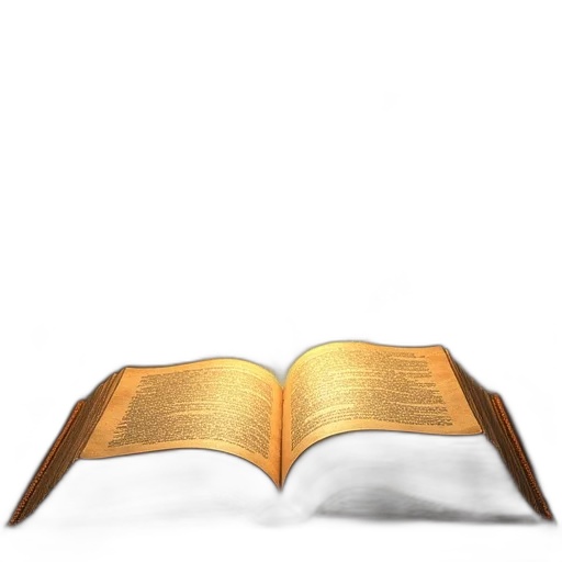 weapon, hat, furniture, sword, 3d render, photorealistic, book, study transparent PNG cut-out