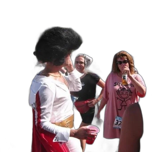 dress, hair, staff, crown, outer space, person, dressed, elvis transparent PNG cut-out