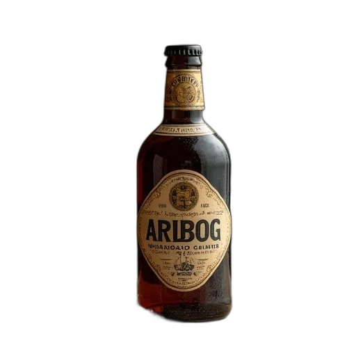 bottle, food, 3d render, ardbog transparent PNG cut-out