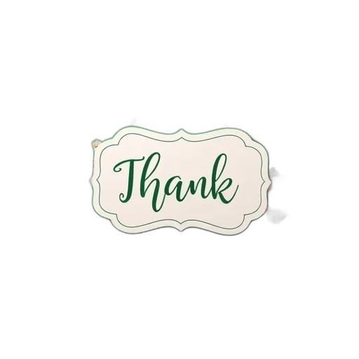 staff, wedding, thank, sticker transparent PNG cut-out
