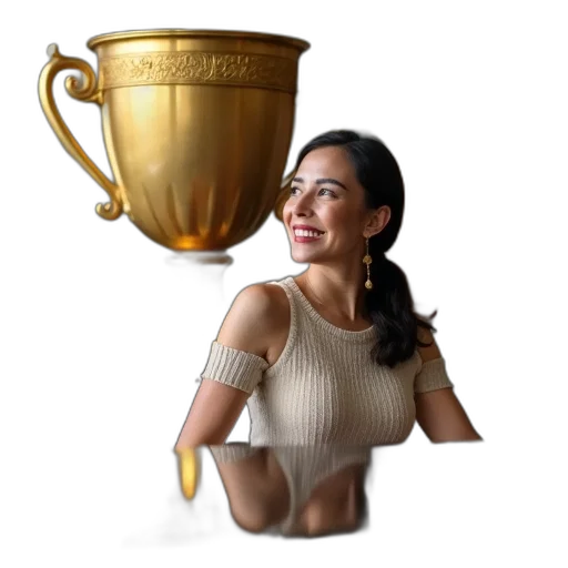 jewelry, staff, crown, dress, photorealistic, 3d render, fantasy art, concept art transparent PNG cut-out