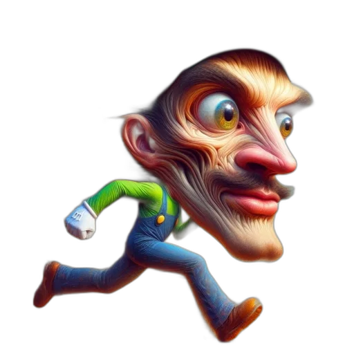 face, creature, mask, animal, concept art, 3d render, photorealistic, cartoon transparent PNG cut-out