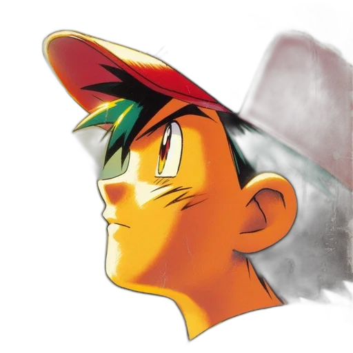 hat, face, concept art, comic book art, cartoon, watercolor, golden, young transparent PNG cut-out