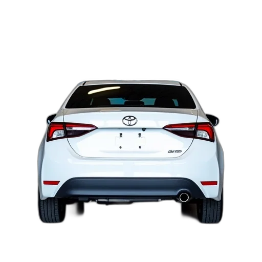 car, white, toyota, corolla, parked, showroom, blue, black transparent PNG cut-out