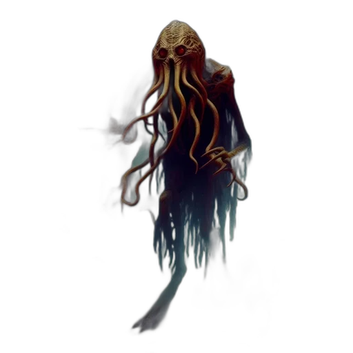 creature, hair, staff, animal, concept art, fantasy art, pixel art, watercolor transparent PNG cut-out