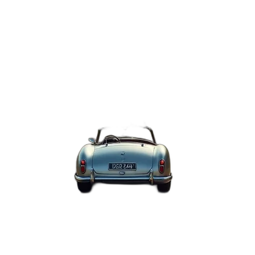 car, 3d render, photorealistic, concept art, blue, silver, convertible, sports transparent PNG cut-out