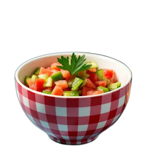 food, crown, hat, 3d render, photorealistic, red, white, checkered transparent PNG cut-out