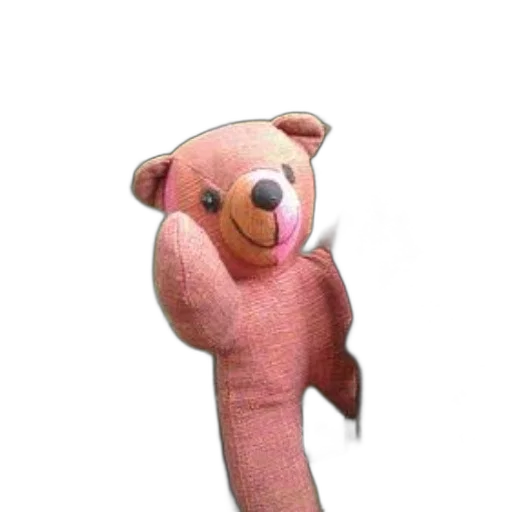 staff, animal, creature, weapon, 3d render, photorealistic, pink, teddy transparent PNG cut-out