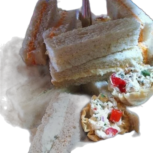 food, crown, 3d render, plate, finger, sandwiches, various, fillings transparent PNG cut-out