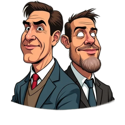 staff, face, cartoon, concept art, comic book art, pixel art, stylized, two transparent PNG cut-out