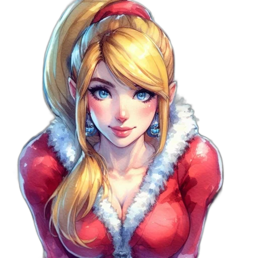 dress, face, crown, fantasy art, pixel art, concept art, anime, snow transparent PNG cut-out