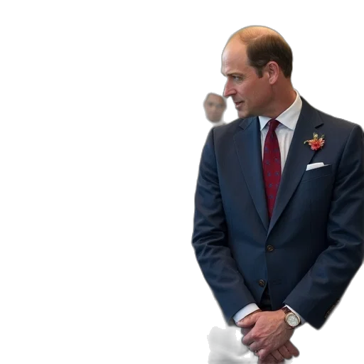 crown, staff, hat, face, photorealistic, duke, duchess, cambridge transparent PNG cut-out