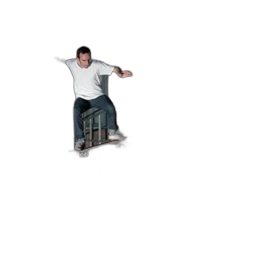 furniture, car, staff, robot, pixel art, 3d render, concept art, skateboarder transparent PNG cut-out