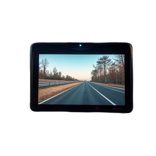 car, greenvi, monitor, rear transparent PNG cut-out