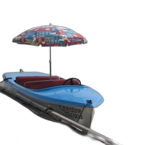 umbrella, furniture, weapon, hat, 3d render, rain, small, blue transparent PNG cut-out