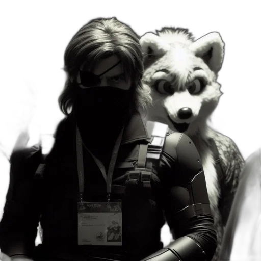 mask, animal, cyberpunk, concept art, convention, scene, features, person transparent PNG cut-out