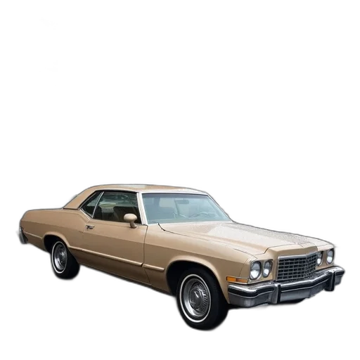 car, photorealistic, 3d render, beige, sedan, parked, front, dealership transparent PNG cut-out